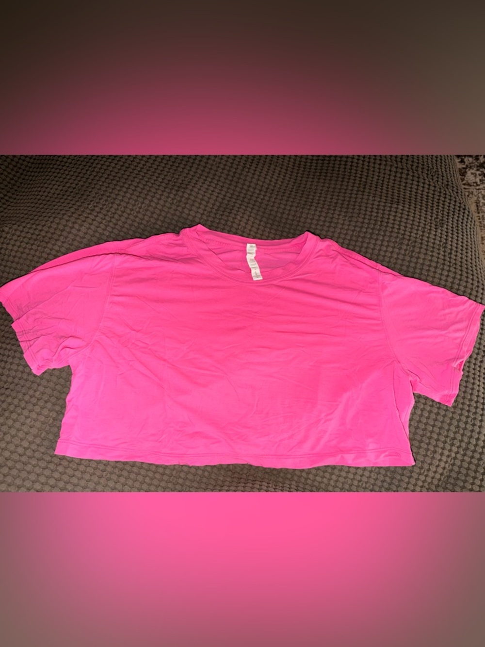 lululemon athletica all yours cropped t-shirt